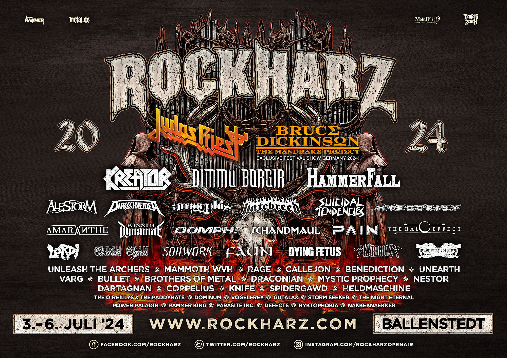 Festivalflyer Rockharz 2024