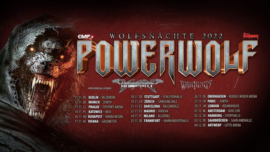299464426_602883444539688_228156887589625909_n Powerwolf Tourdaten 2022