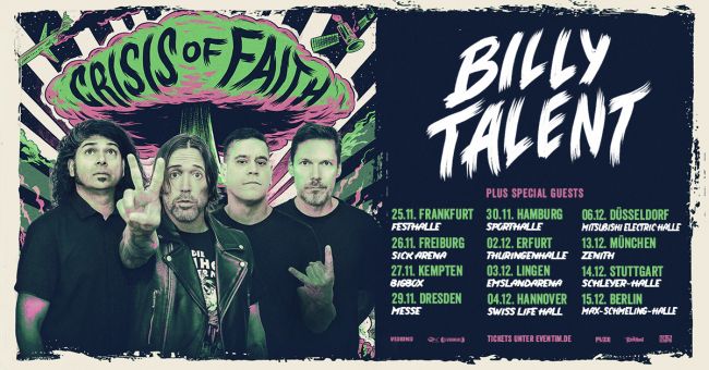 billy talent crisis of faith tour vorband