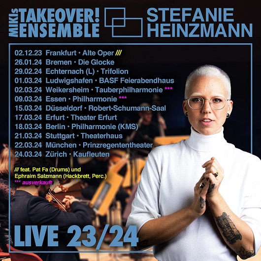 Stefanie Heinzmann Tourposter