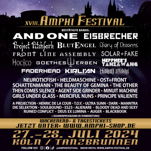 Amphi 2024 Poster Flyer Amphi Festival 2024