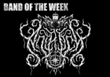 Band of the Week layout with the Emblem of the atmospheric Black Metal Band Antrisch