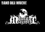 Schriftzug Band der Woche mit dem Logo der australischen Band Midnight Odyssey