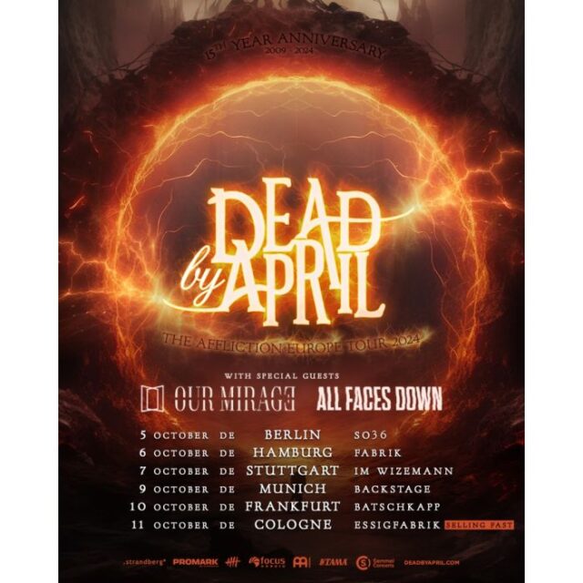 Dead By April Tour 2024 