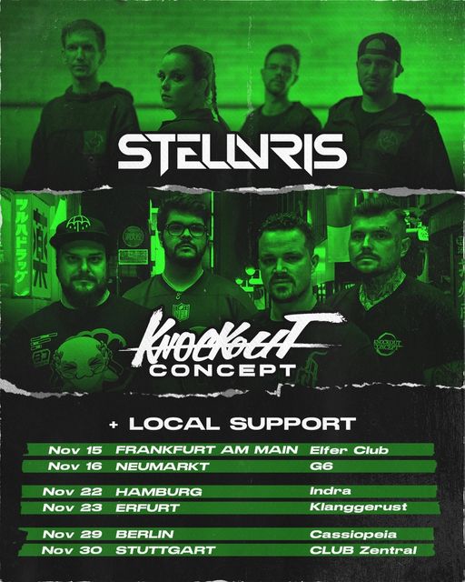 stellvris und knockout concept tourflyer