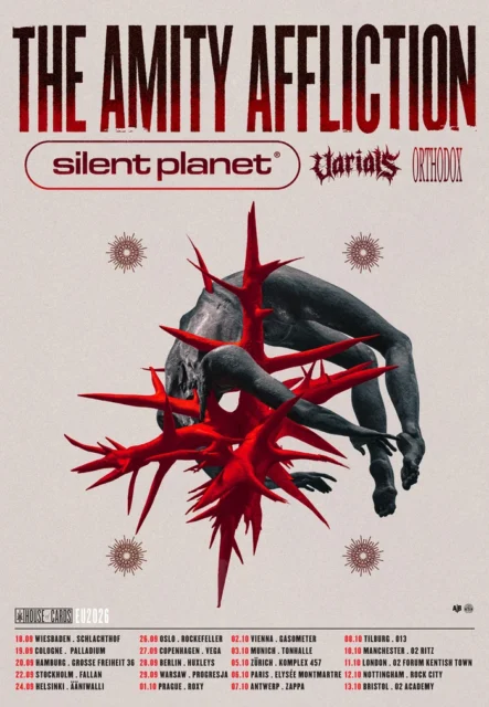 Ankündigung: The Amity Affliction – Album EU Tour
