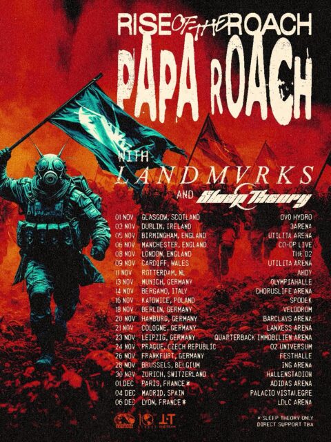 Papa Roach Tourflyer